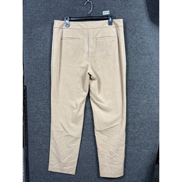 Talbots Chatham Pants Womens Size 12 Brown Slim Leg High Rise Casual Office - Picture 2 of 8